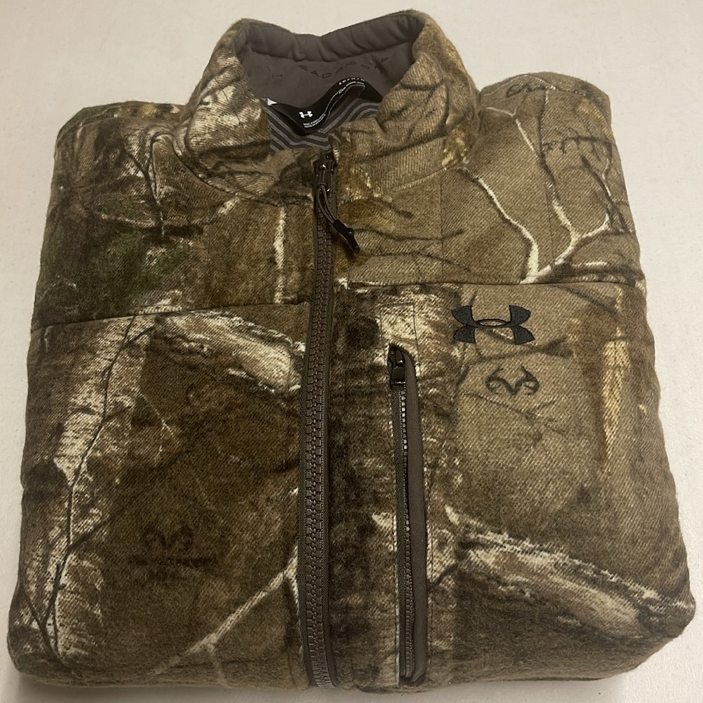 Under Armour Camo set Stealth Wool Extreme Season Coat and Pant - Picture 13 of 16